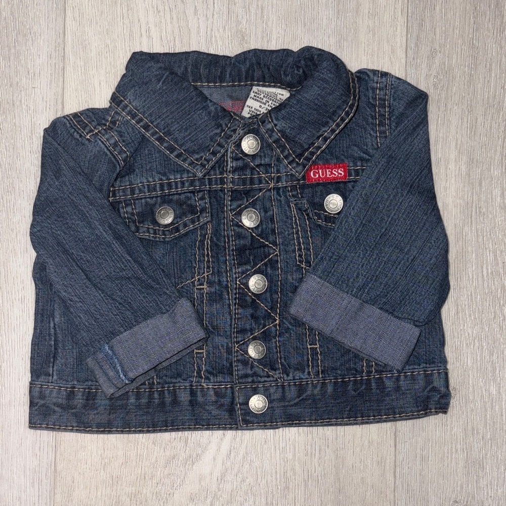 263. Guess Dark Blue Jean Jacket for Baby Size 0-3 Months